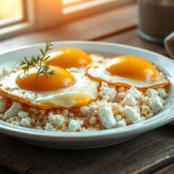 Feta Fried Eggs