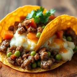 Taco Twist on a Classic: Shepherd’s Pie in Taco Shells