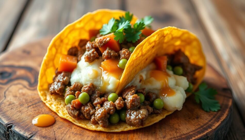 Taco Twist on a Classic: Shepherd’s Pie in Taco Shells