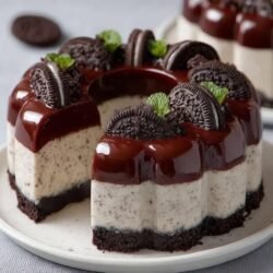 Oreo No-Bake Cheesecake with Chocolate Ganache