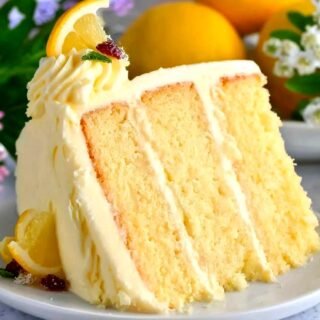 Perfect Rich Lemon Vanilla Cake