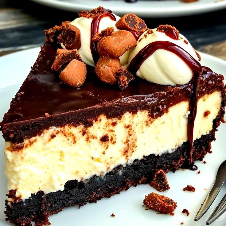 Warm Sugar Brownie Cheesecake
