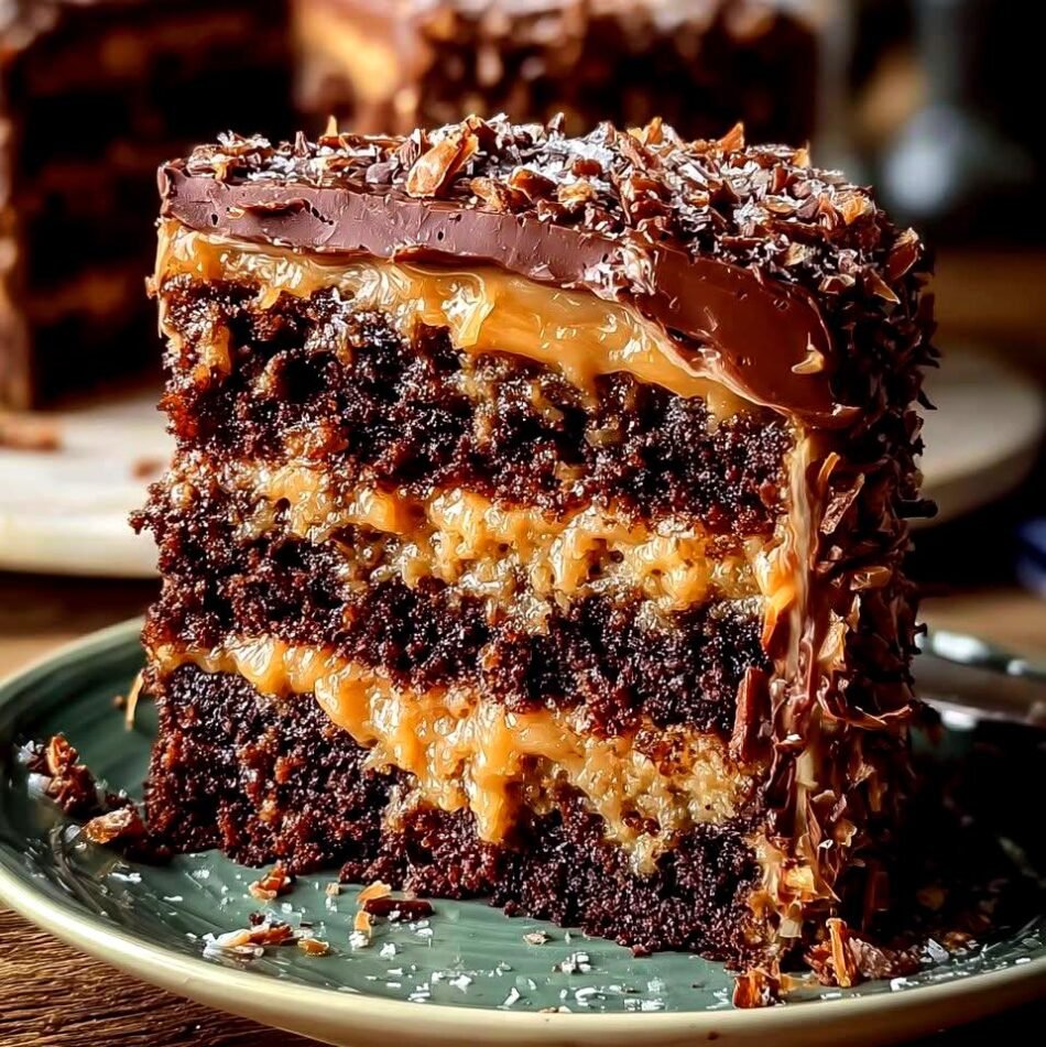 ULTIMATE HOMEMADE GERMAN CHOCOLATE CAKE