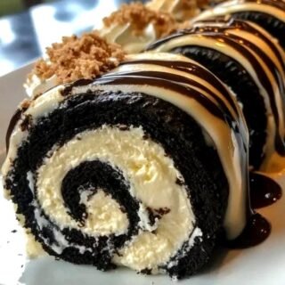 Oreo Cream Cheese Cheesecake Sushi Roll