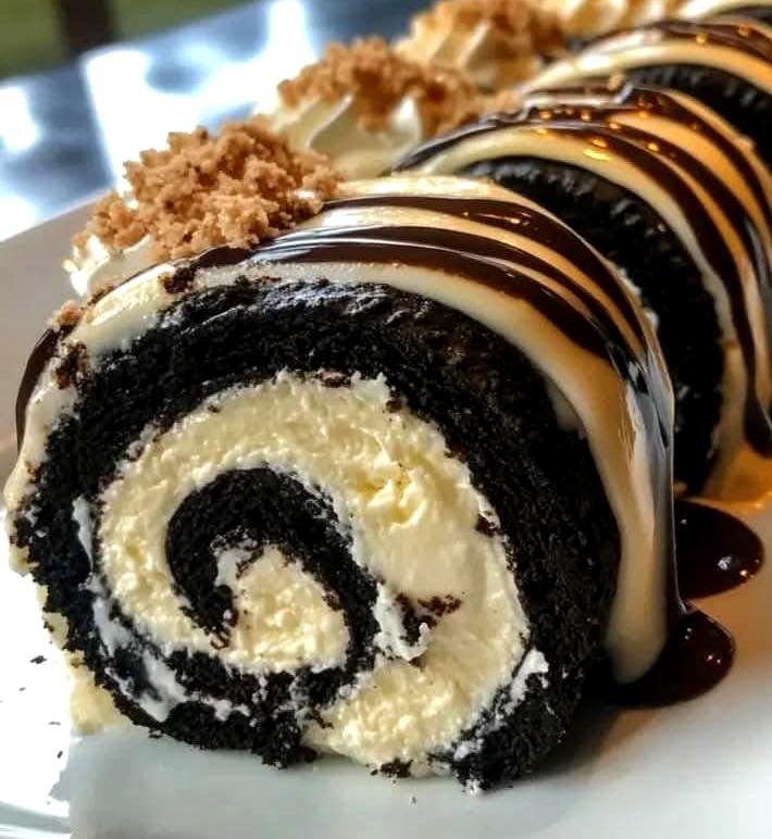 Oreo Cream Cheese Cheesecake Sushi Roll