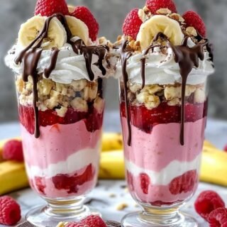 Banana Split Milkshake