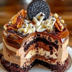 No-Bake German Chocolate Cheesecake