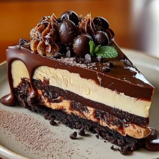  Triple Chocolate Cheesecake