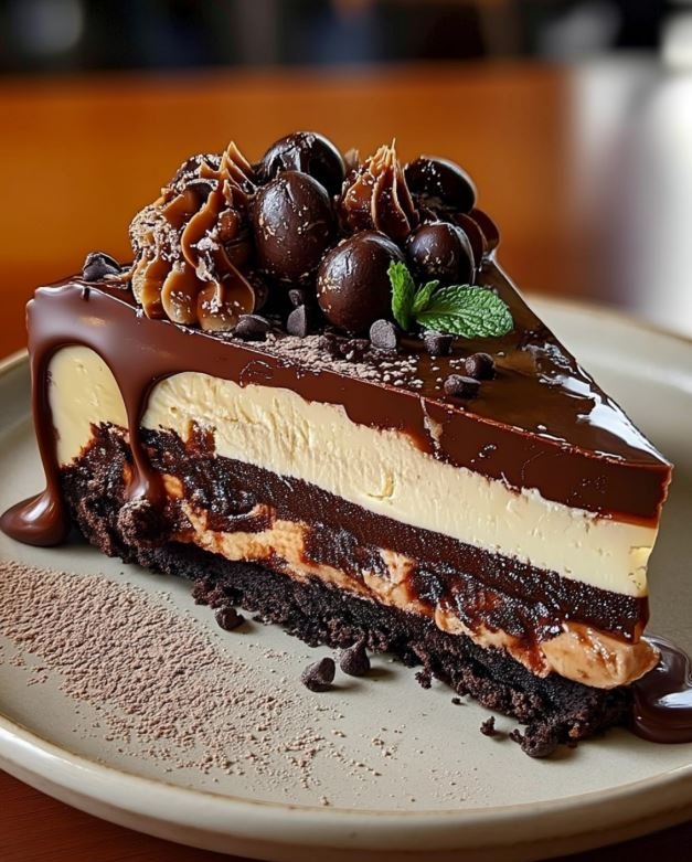  Triple Chocolate Cheesecake