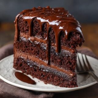 THE ULTIMATE FUDGE LAYER CAKE WITH GANACHE