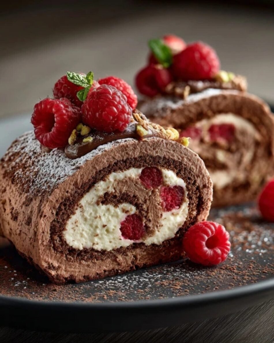 Black Forest Roll Cake