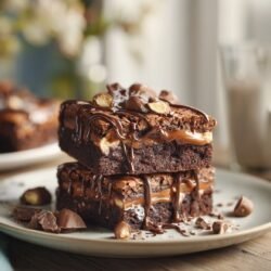 Brownies with Nutella and Kinder