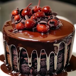 Super Moist Chocolate Cake with Chocolate Ganache