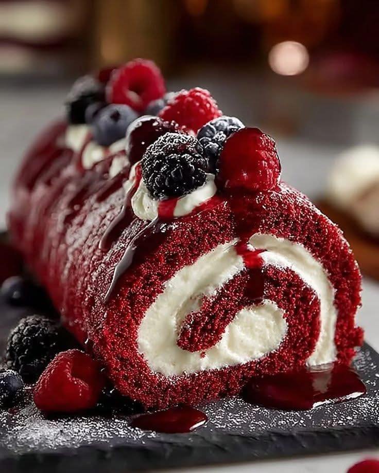  Red Velvet Cake Roll Recipe