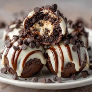  Chocolate Chip Cookie Dough Brownie Bombs