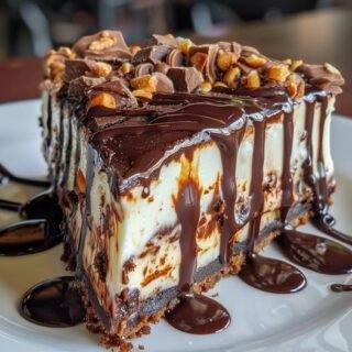 Hot Fudge Sundae Brownie Cheesecake