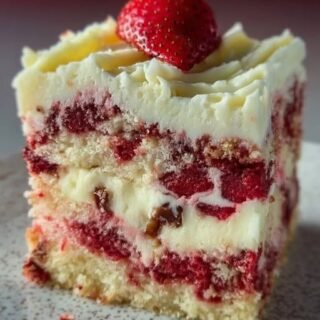 Strawberry Cheesecake Layer Cake