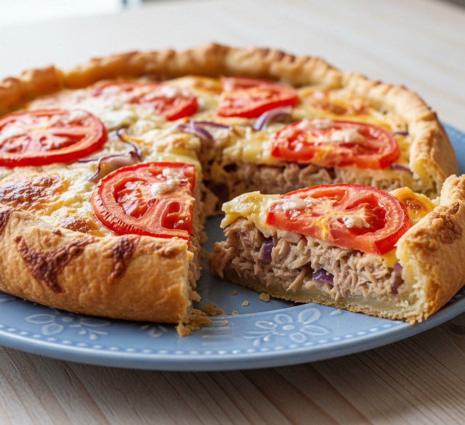 Tuna & Tomato Savory Tart