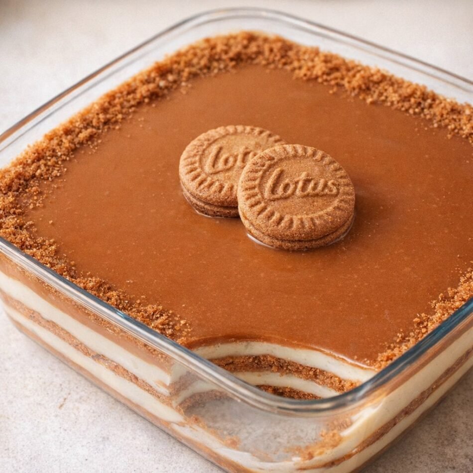 No-bake Tiramisu Biscoff