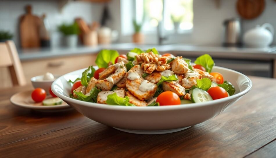 High Protein Chicken Salad Recipe That Actually Keeps You Full Until Dinner