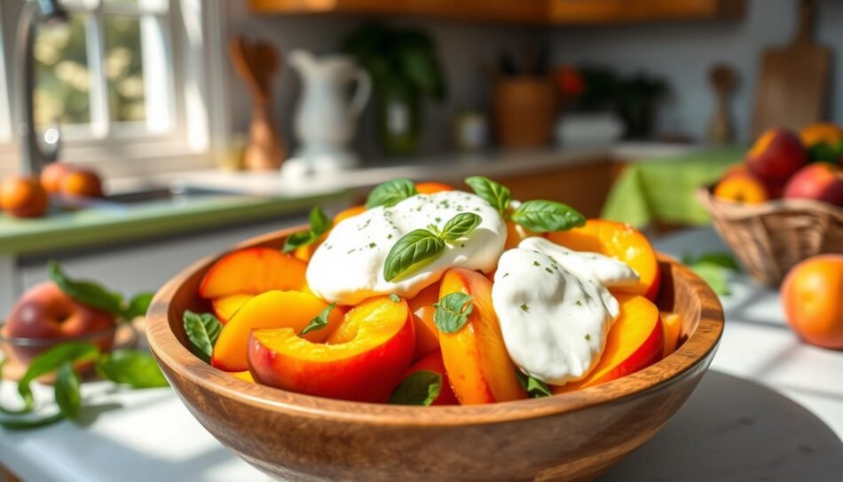 Peach Salad in 10 Minutes (Quick & Easy)