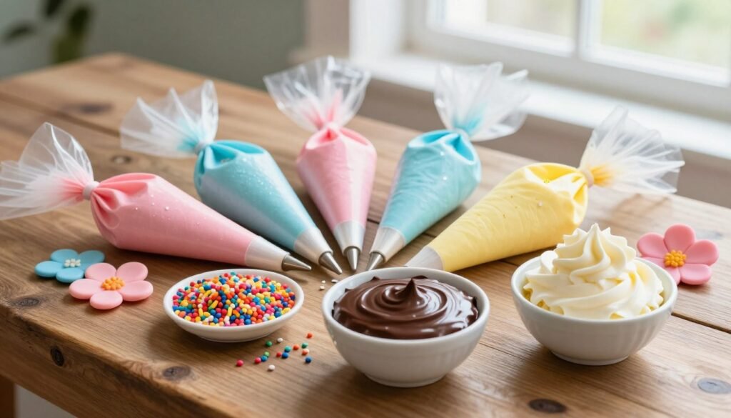 baking ingredients for cake decorating