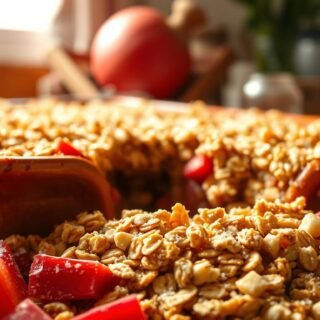 The Rhubarb Crisp That Disappears Before It Cools Down