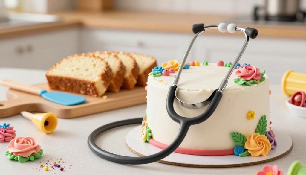 stethoscope cake tutorial