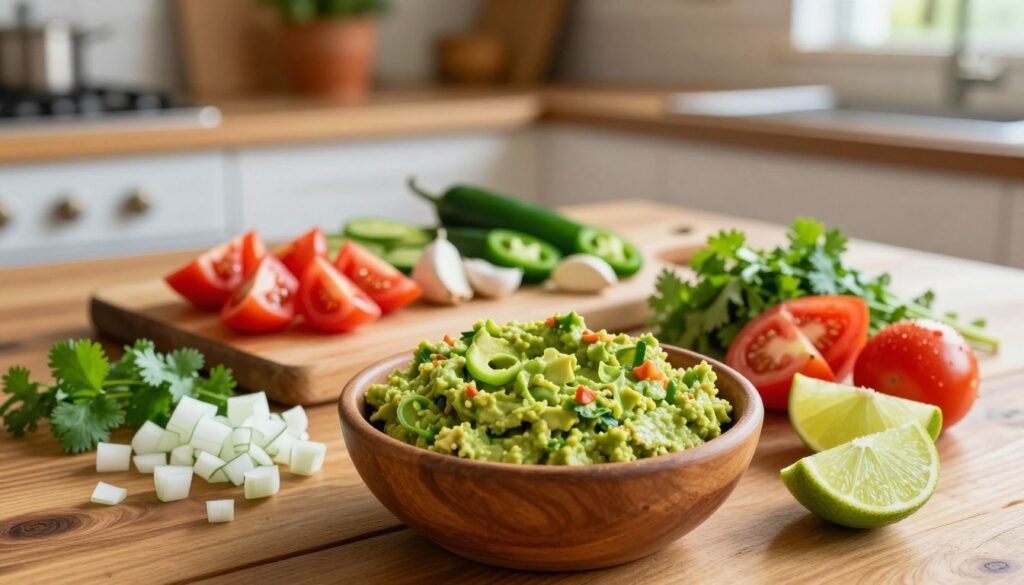 Enhancing Guacamole with Fresh Ingredients