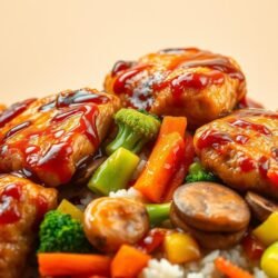 honey soy chicken stir-fry