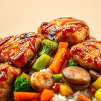 honey soy chicken stir-fry