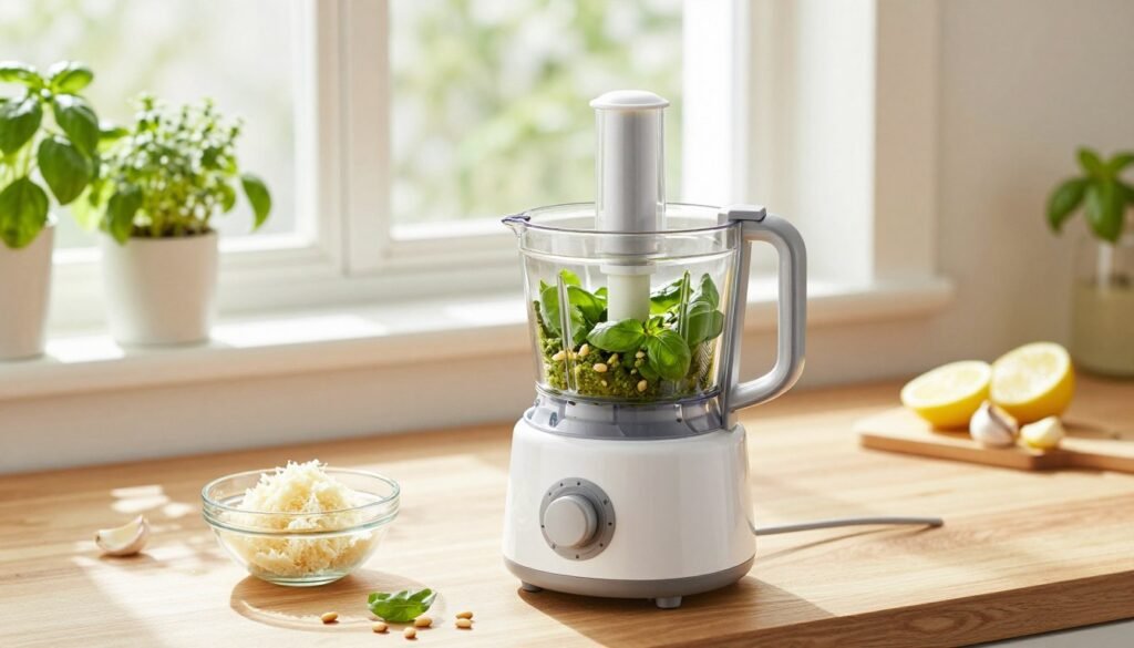 how to make pesto using a food processor