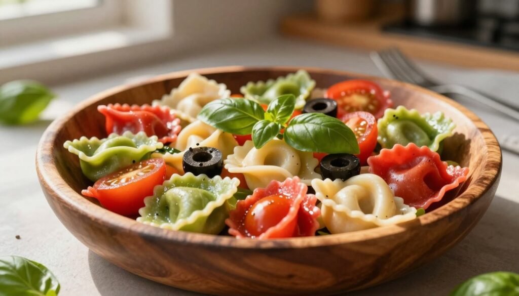 tri color tortellini salad
